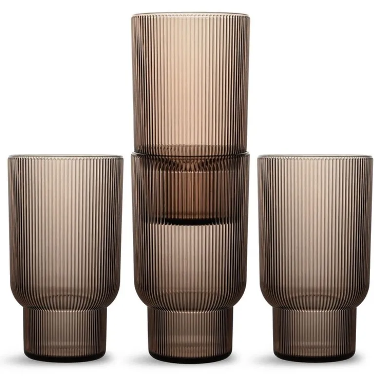 Billi vannglass 43 cl 4 stk brun