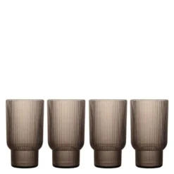 Billi vannglass 43 cl 4 stk brun