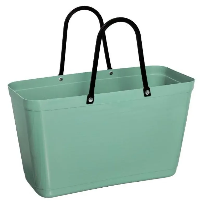 Biobased Plastic veske stor 15L olivengrønn