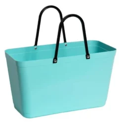 Biobased Plastic veske stor 15L aqua