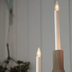 Bjurfors 5-armet adventsstake 76,5 cm beiset brun