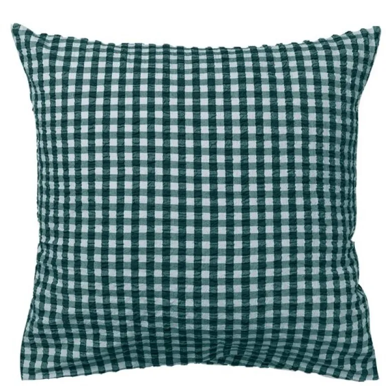 Bæk&Bølge putetrekk 63x60 cm grønn/lys blå