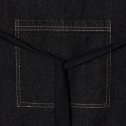 Black Denim forkle one size svart