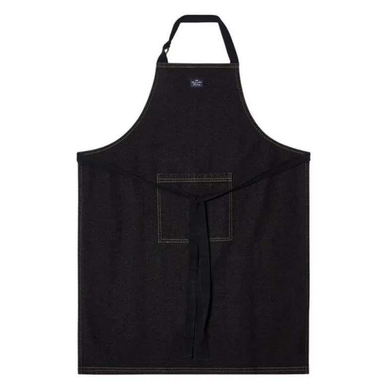 Black Denim forkle one size svart