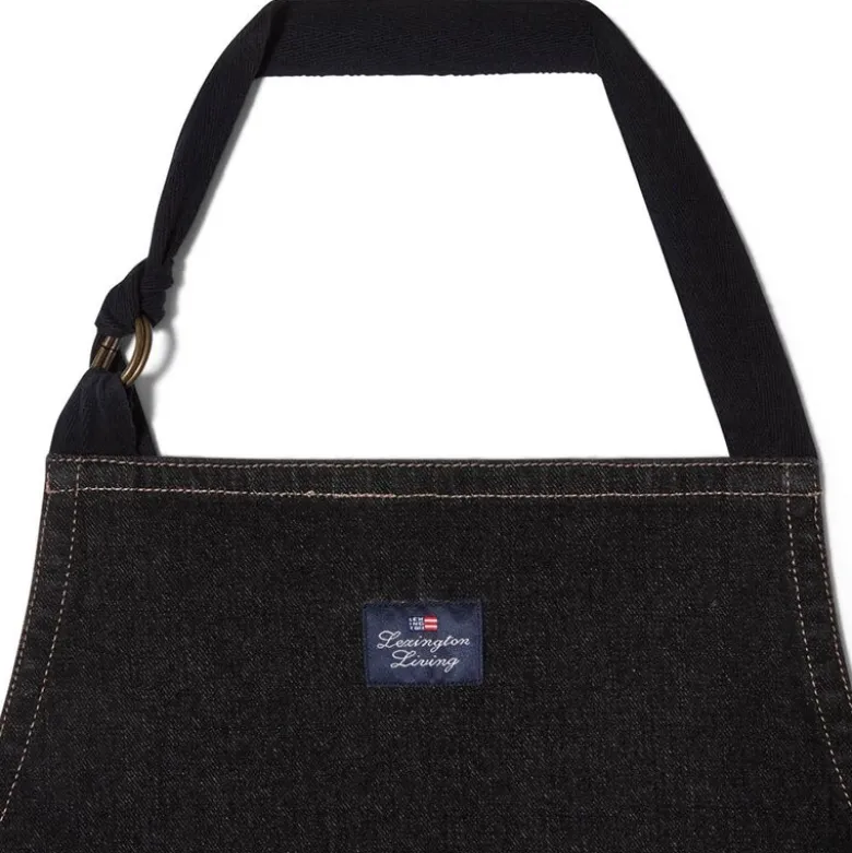 Black Denim forkle one size svart
