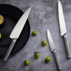 Blade knivsett 3 deler stål