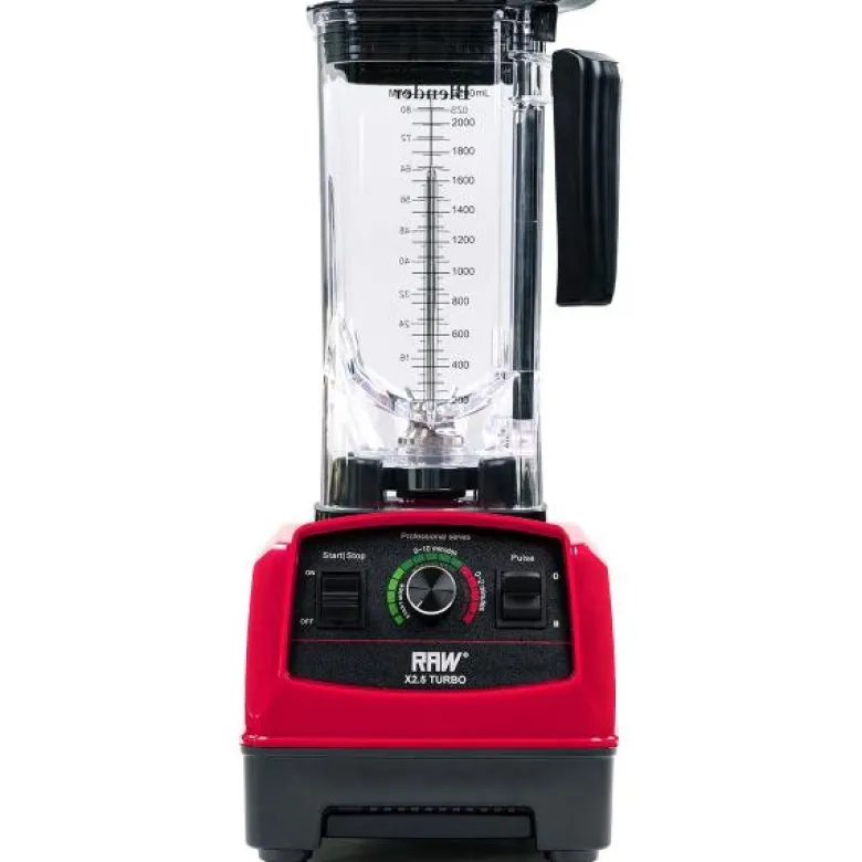 Blender X 2,5 Turbo 2L 1800W rød