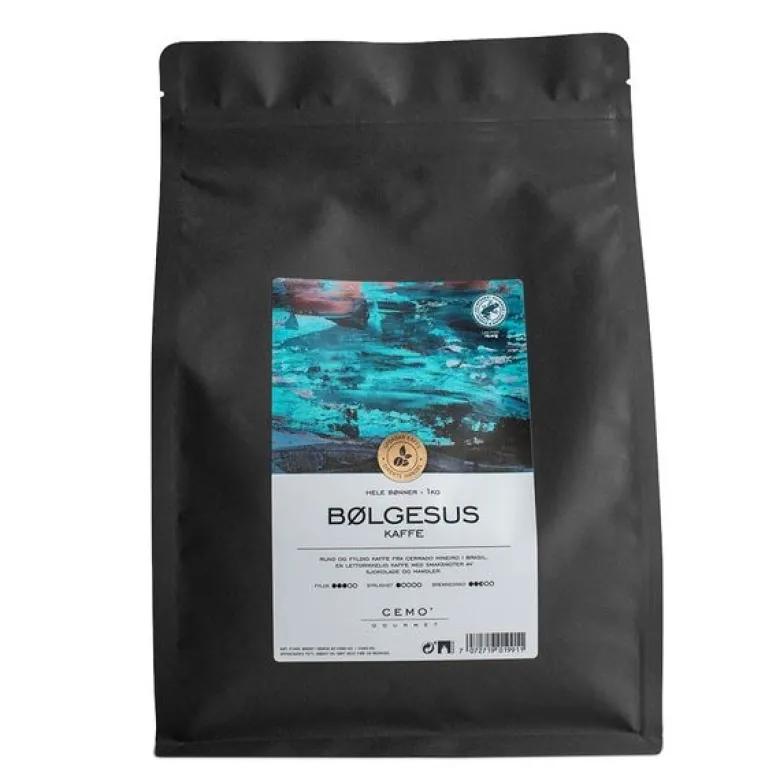 Bølgesus kaffe hele bønner 1 kg