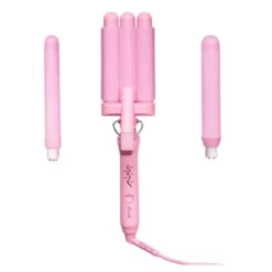 Bølgetangsett style wand 6 deler rosa