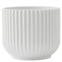 Blomsterpotte hvit 15 cm