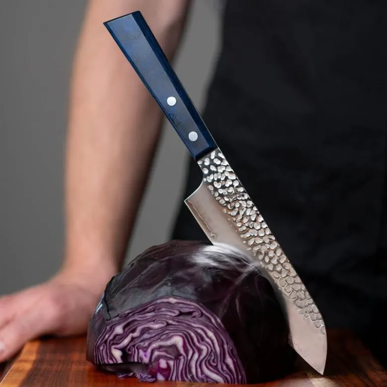 Blue Breez santokukniv 16,5 cm DLC blå