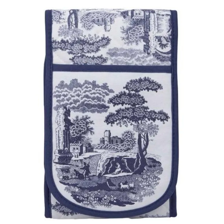 Blue Italian grytevott dobbel 18x88 cm blå/hvit