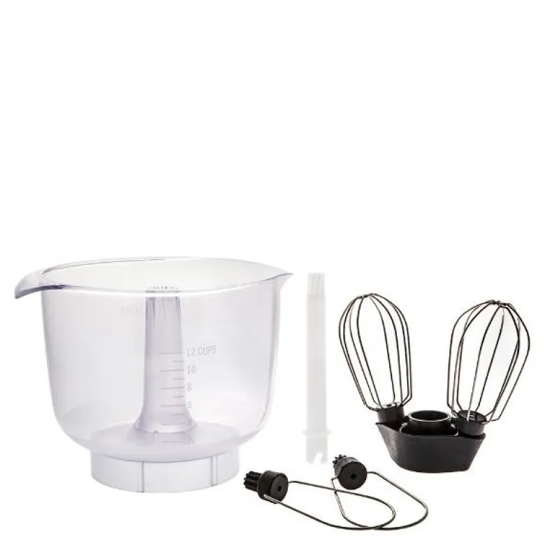 Bolle m/tilbehør 2,5L hvit