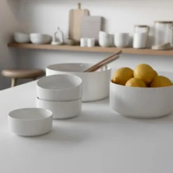 Bolle stor 25x11 cm hvit