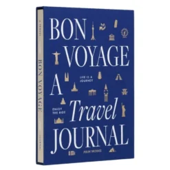 Bon Voyage reisejournal blå