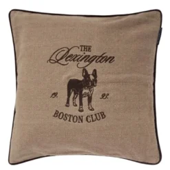 Boston Club putetrekk fløyel 50x50 cm beige/brown