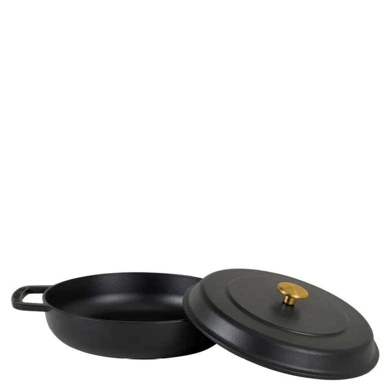 Braiser støpejernsgryte 28 cm 5L svart