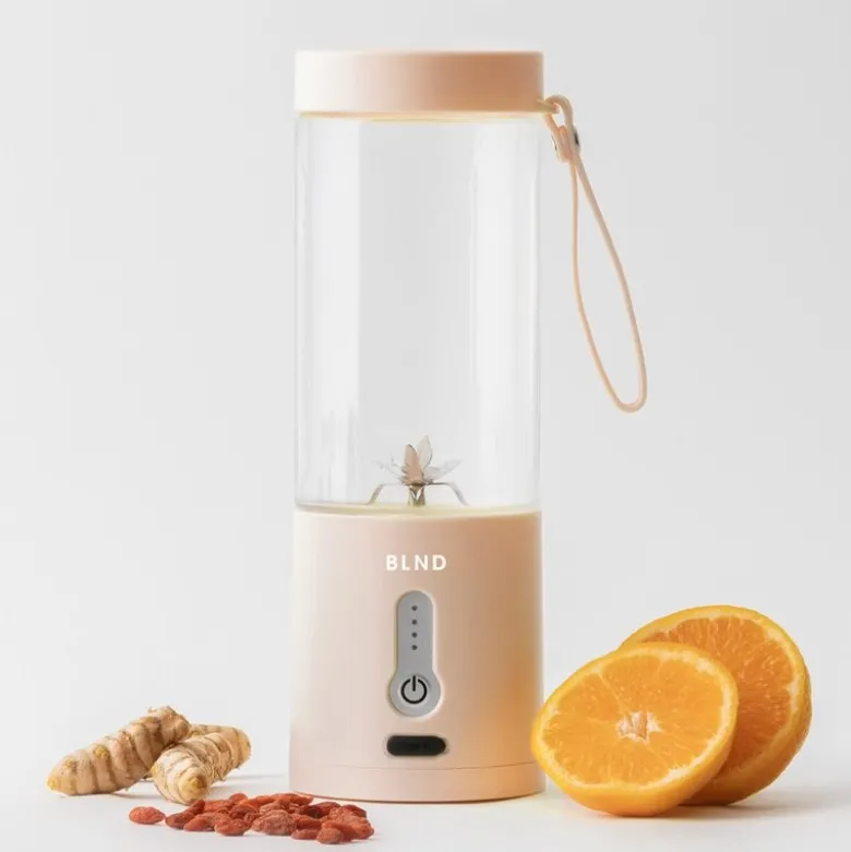 Bærbar blender 0,53 L rosa