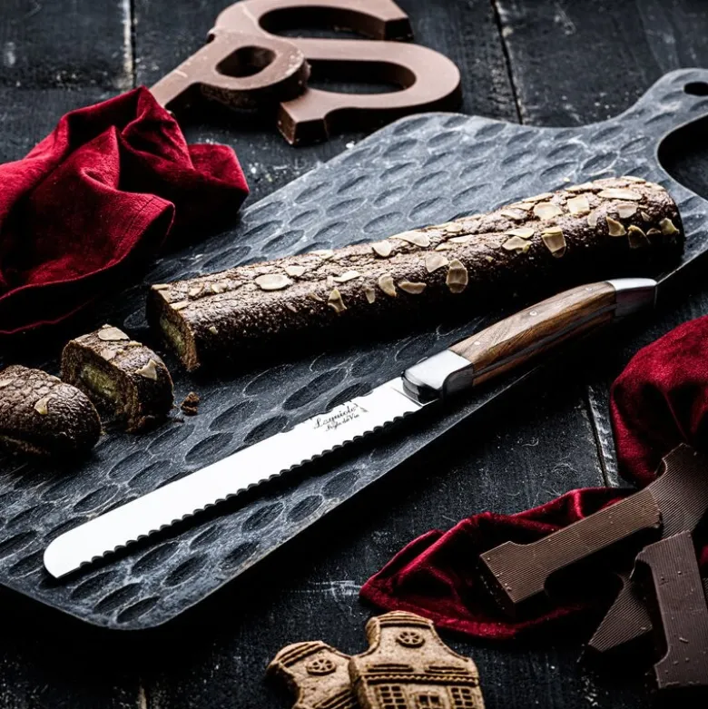 Brødkniv 35 cm olive
