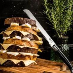 Brødkniv 36 cm svart