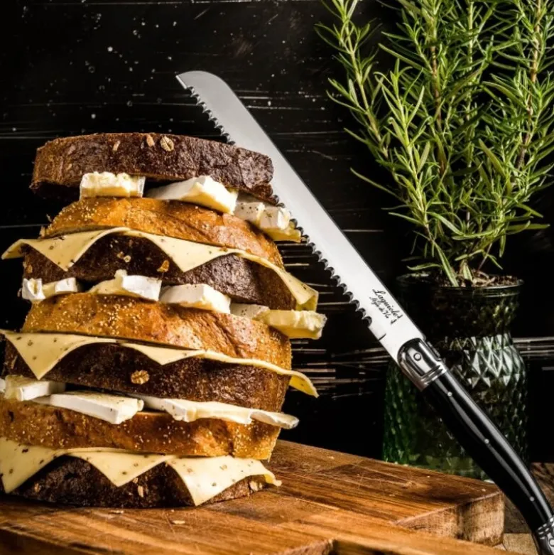 Brødkniv 36 cm svart