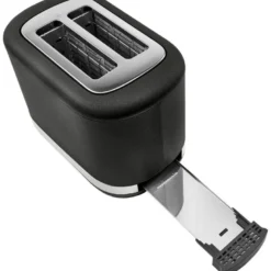 Brødrister 5KMT2109EBK 2 skiver brede spor cast iron black