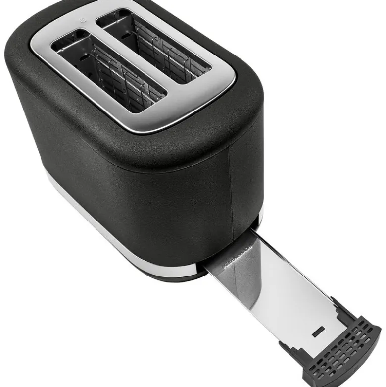 Brødrister 5KMT2109EBK 2 skiver brede spor cast iron black
