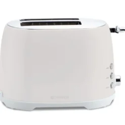 Brødrister 2 skiver creme white