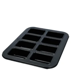 Bread Buddies minibrødform 8 brød 35x27 cm svart