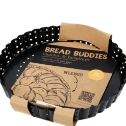 Bread Buddies paiform 20 cm perforert svart