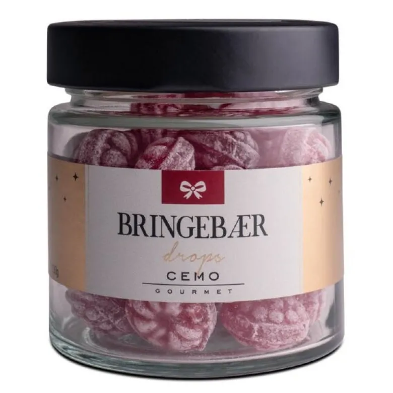 Bringebærdrops 130g