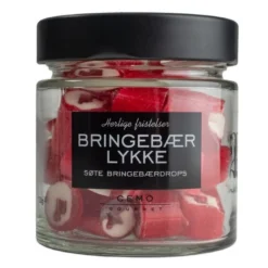 Bringebærlykke drops 130g