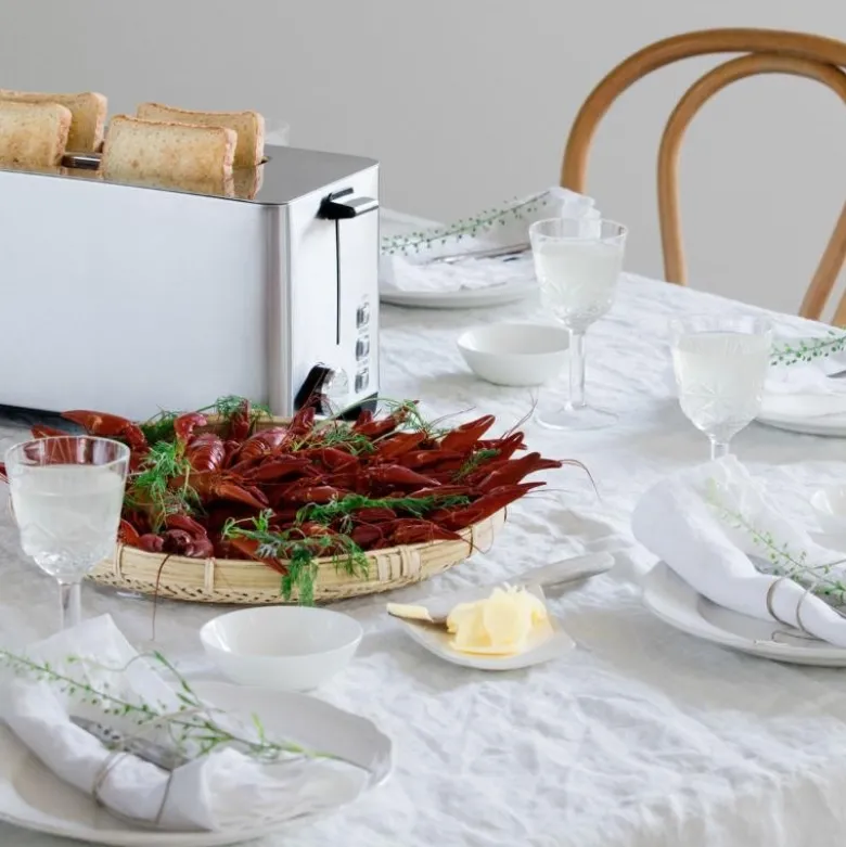 Brunch TOL-1400S brødrister 4 skiver stål
