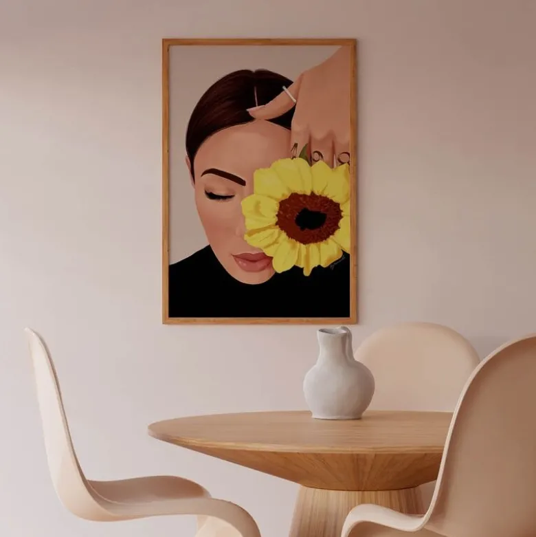 ByKammille poster 50x70 cm bloom