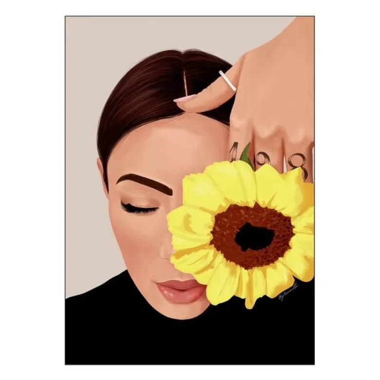 ByKammille poster 50x70 cm bloom
