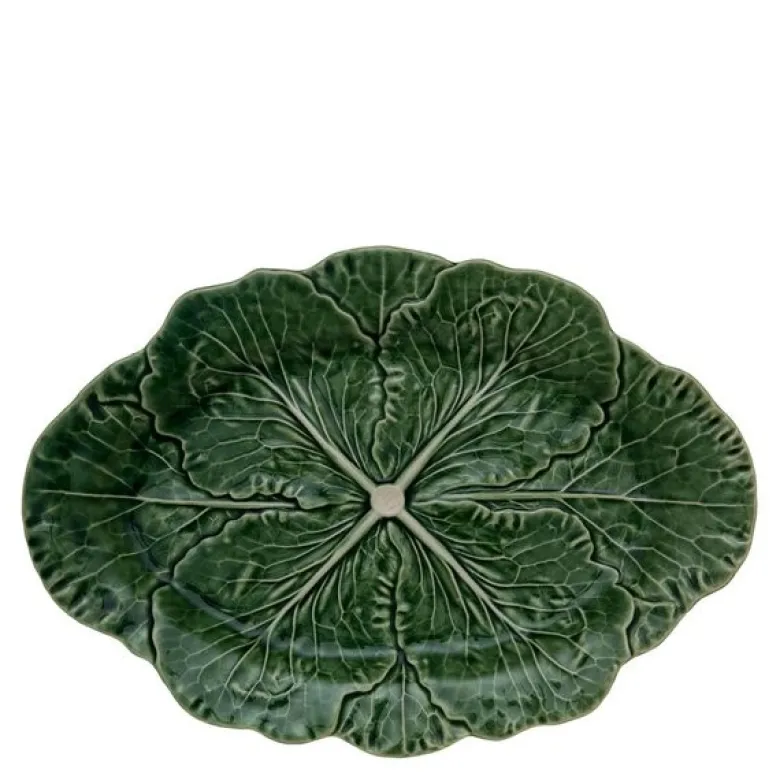 Cabbage serveringsfat 37,5x26 cm grønn