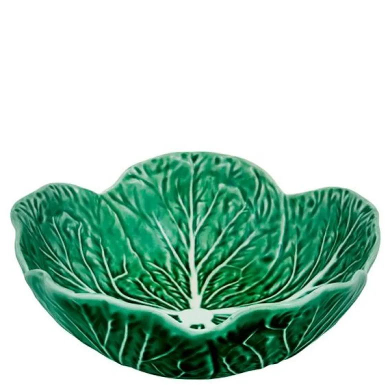Cabbage skål kålblad 17,5 cm grønn