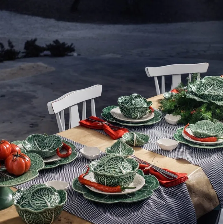 Cabbage stettfat 31x13 cm kål grønn