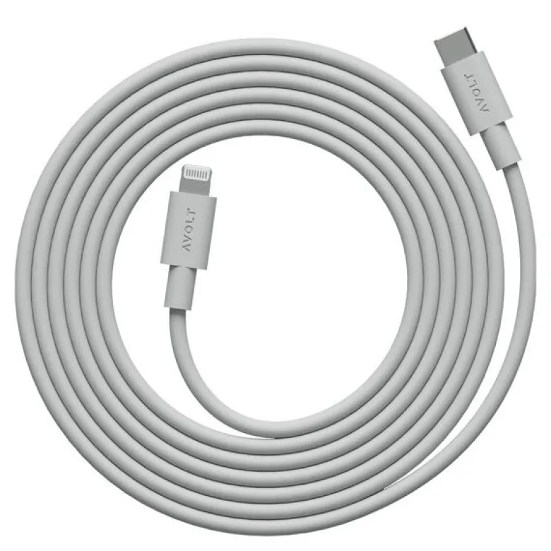 Cable 1 USB-C til Lightning kabel 2 m Gotland Grey