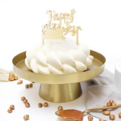 Cake Topper LED kakedekorasjon Happy New Year tre