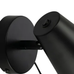 Cale vegglampe 24,5 cm svart