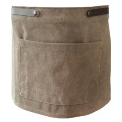Canvas forkle kort 67x35 cm brun