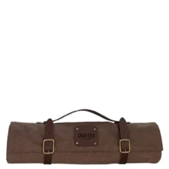 Canvas knivmappe 41 cm brun