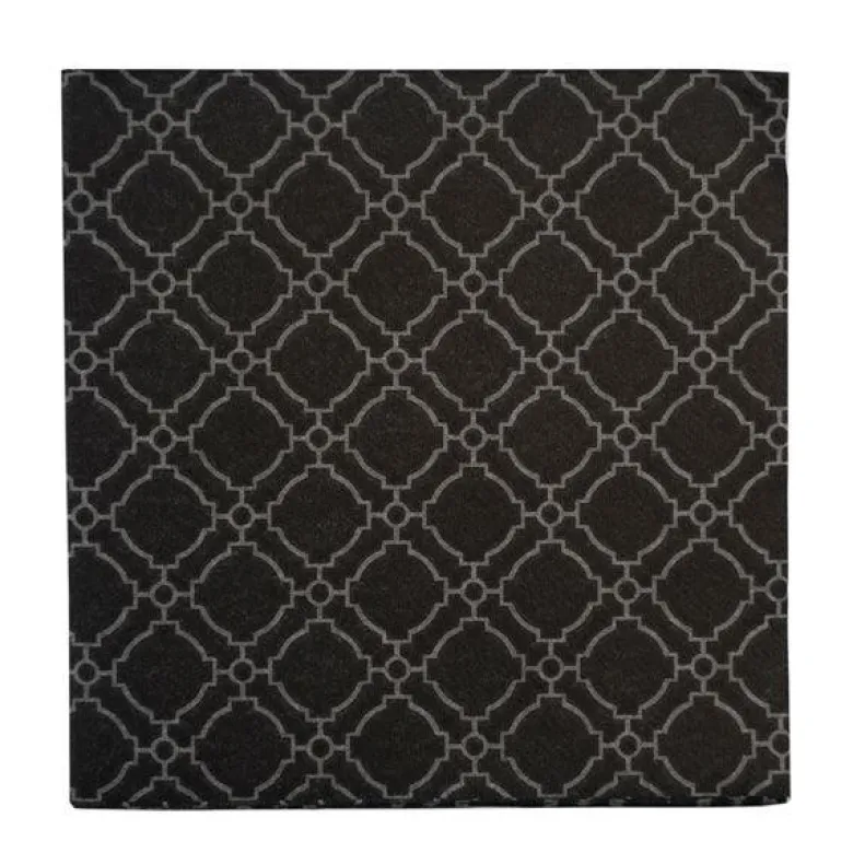 Cape servietter 33x33 cm 20 stk svart
