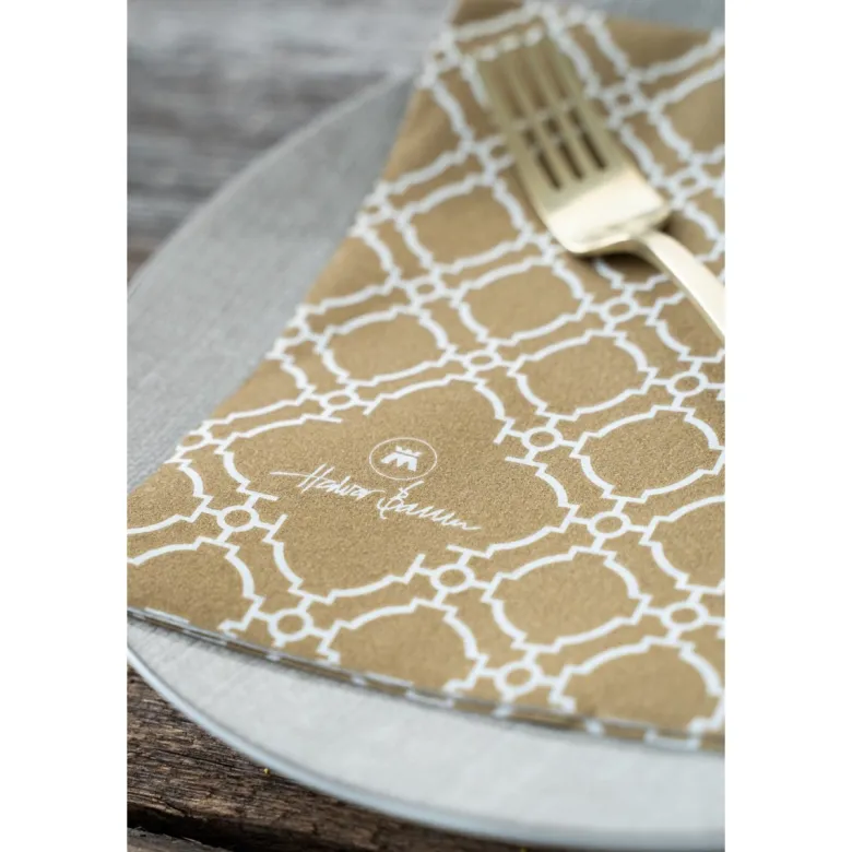 Cape servietter 25x25 cm 20 stk svart