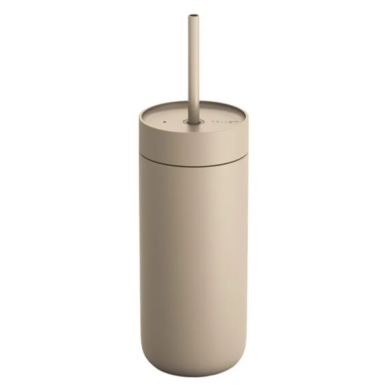 Carter Cold Desert Capsule tumbler med sugerør 475 ml sand dune