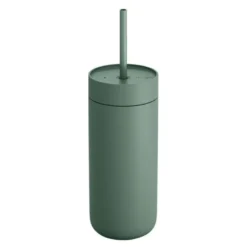 Carter Cold Desert Capsule tumbler med sugerør 475 ml smoke green