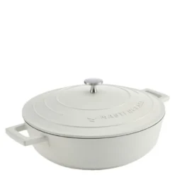 Cast Aluminium lav gryte 4L 29 cm krem