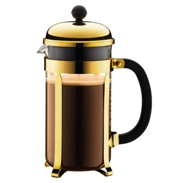 Chambord presskanne 8 kopper 1L gull