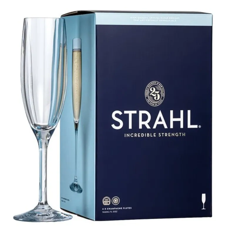 Champagneglass 16,6 cl 4 stk polykarbonat